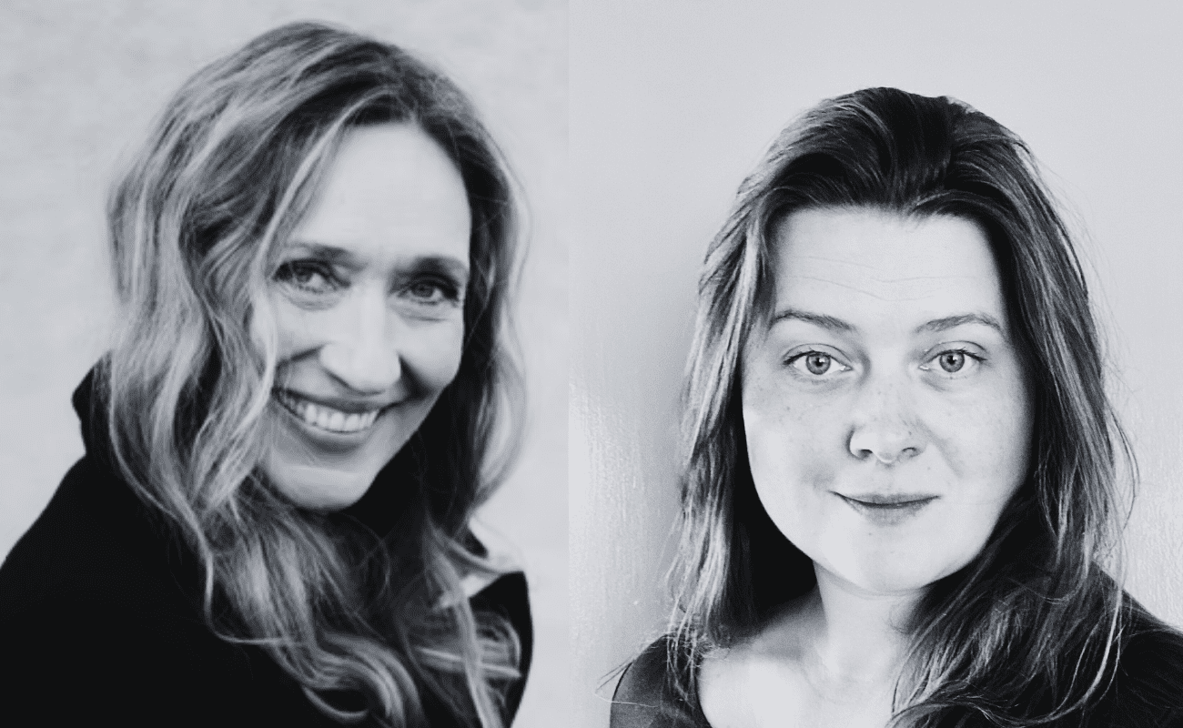 Hanna Dóra Sverrisdóttir og Þorbjörg Daphne kennarar námskeiðsins